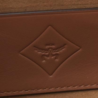 MCM Lauretos Nappa Mini Ella Boston Bag Cognac 6 of 9