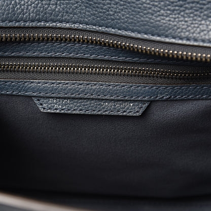 Celine Drummed Calfskin Micro Luggage Orage 6 of 17