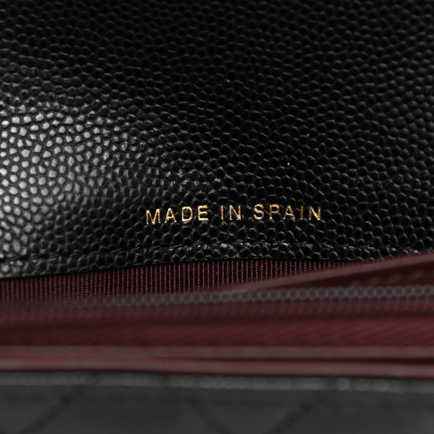 Caviar Quilted Medium Flap Wallet Black