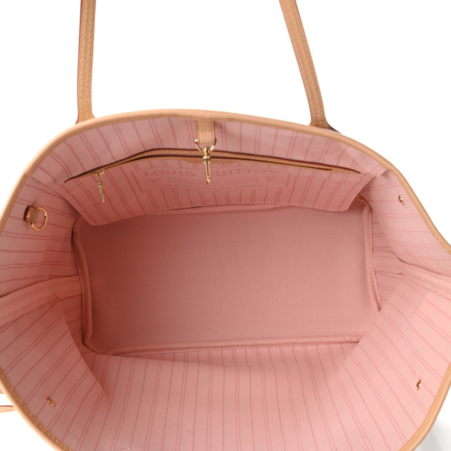 Damier Azur Neo Neverfull MM Rose Ballerine