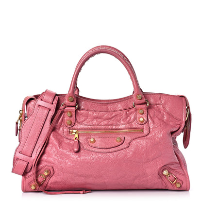 Balenciaga Agneau Giant 12 Gold Hardware City Rose Hortenisa 1 of 18