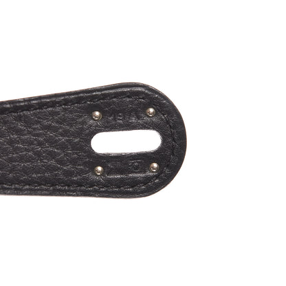 Hermes Taurillon Clemence Lindy 30 Black 9 of 14