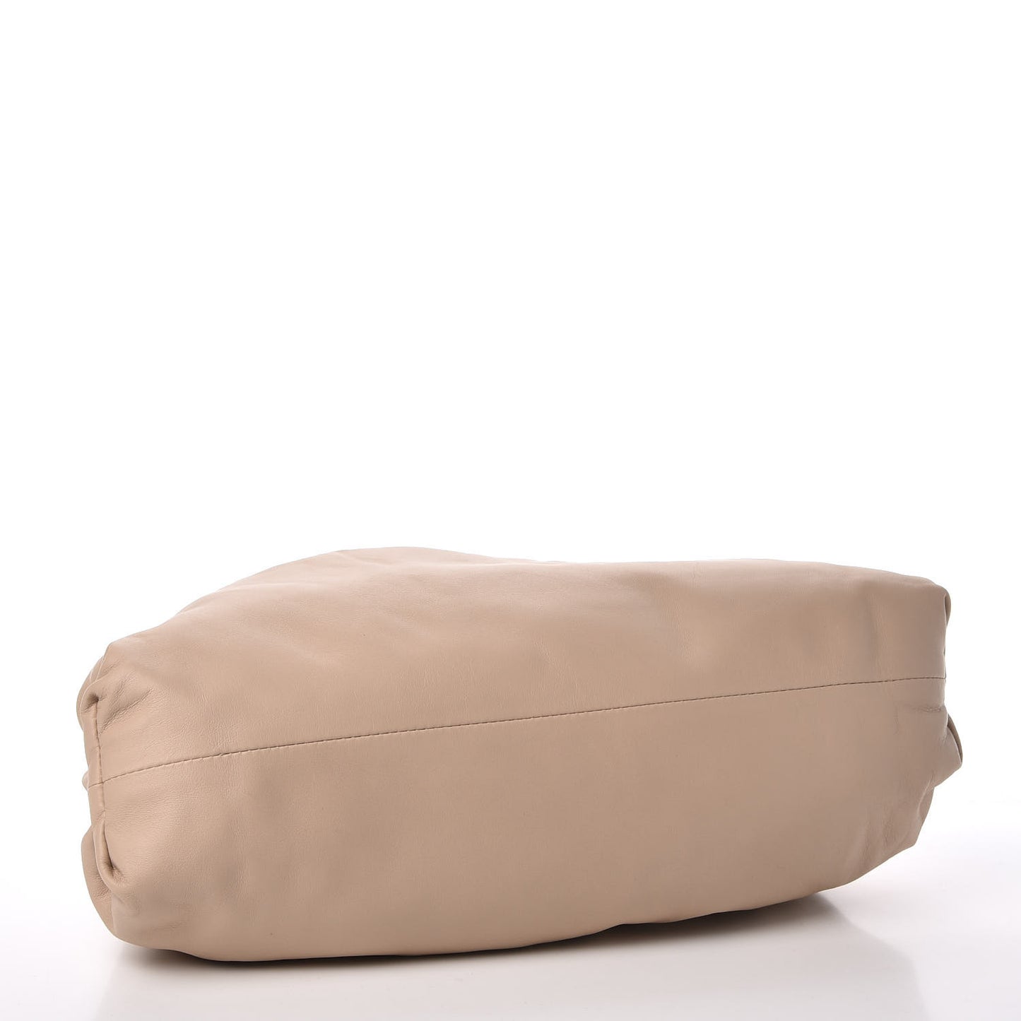 Smooth Butter Calf The Pouch Oversized Clutch Nude