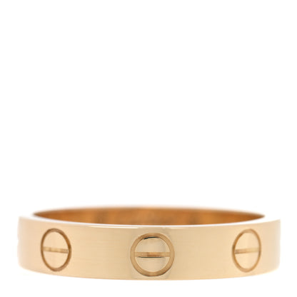 Cartier 18K Yellow Gold 3.5mm LOVE Wedding Band Ring 49 4.75 1 of 5