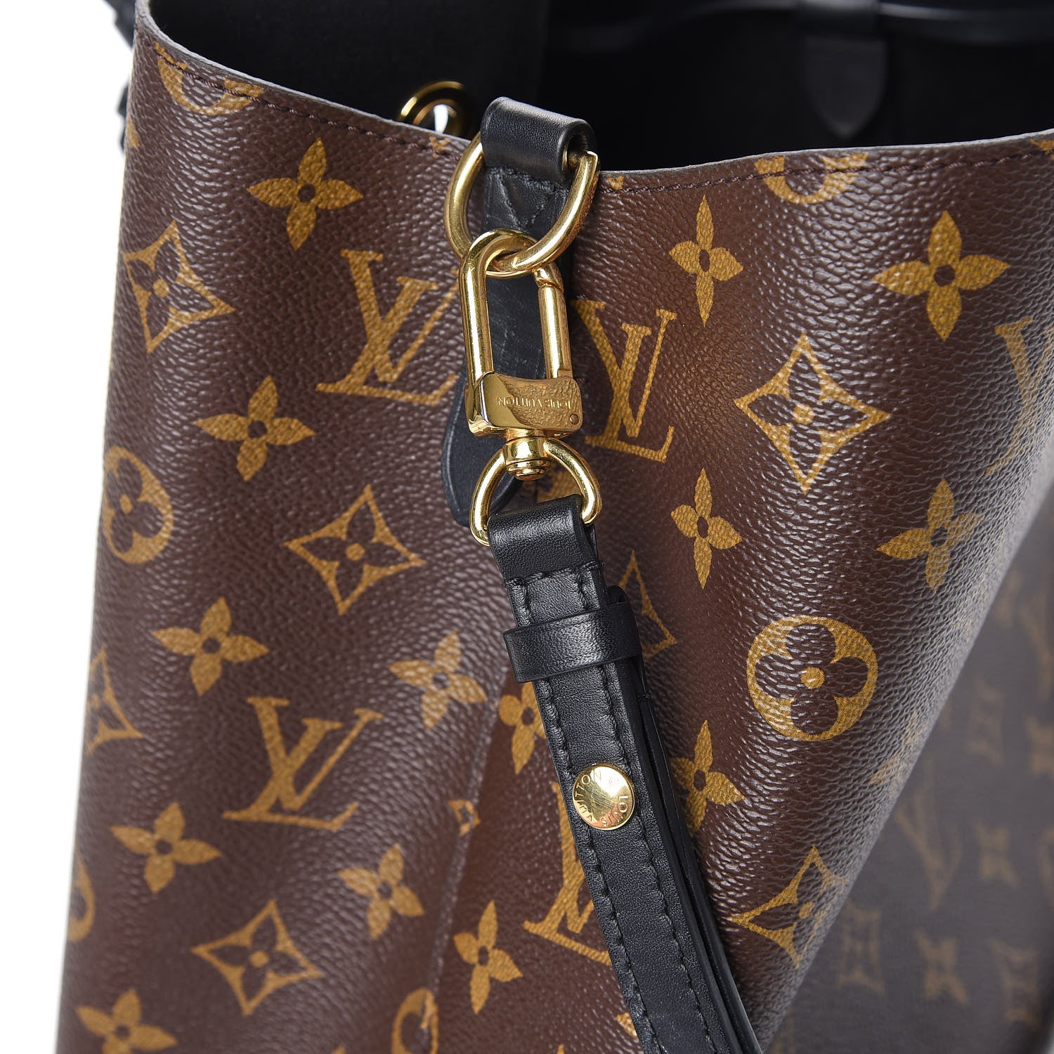 Louis Vuitton Monogram Neonoe MM Black 10 of 11