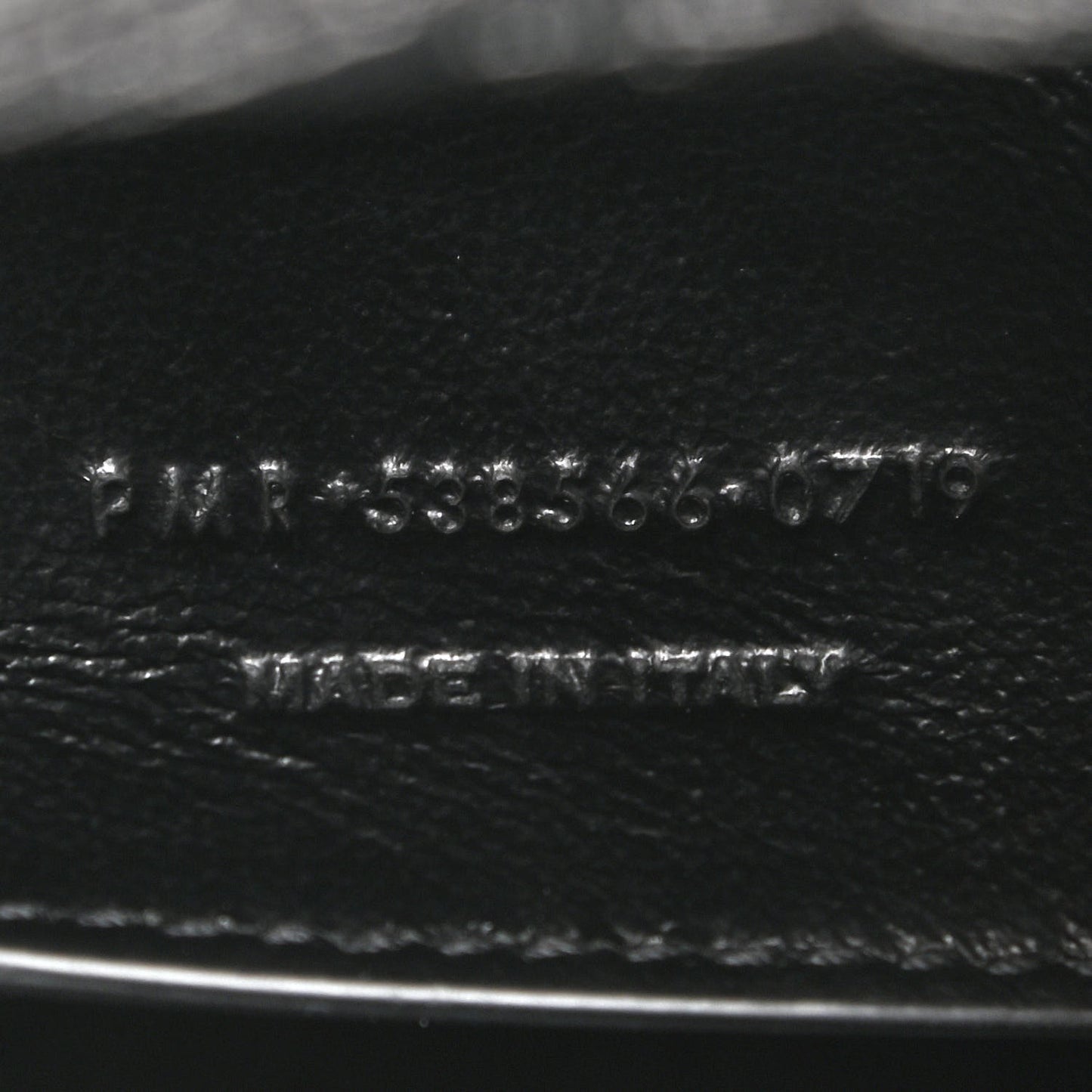 Crinkled Calfskin Matelasse Monogram Baby Niki Chain Satchel Black