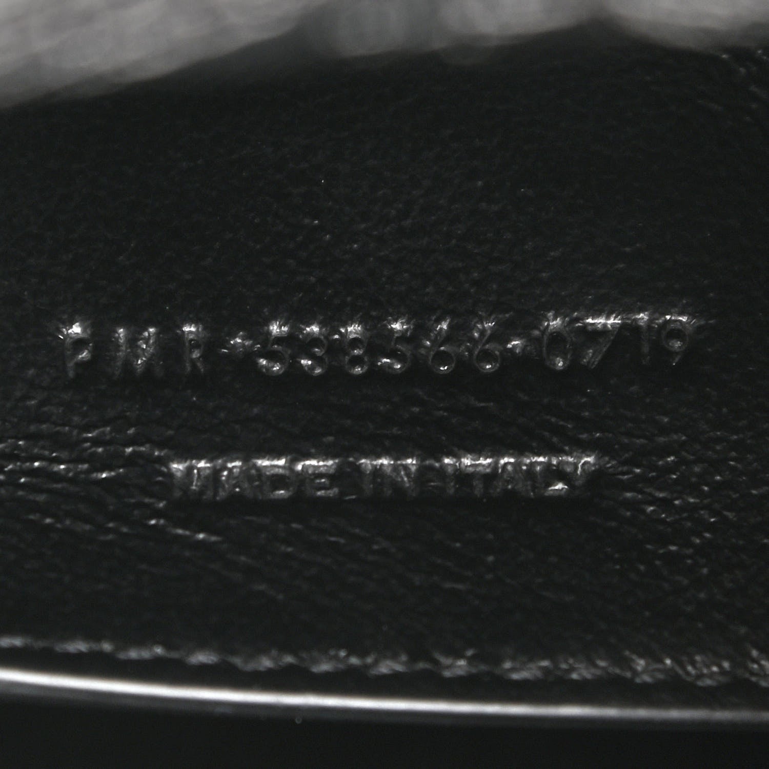 Saint Laurent Crinkled Calfskin Matelasse Monogram Baby Niki Chain Satchel Black 6 of 8