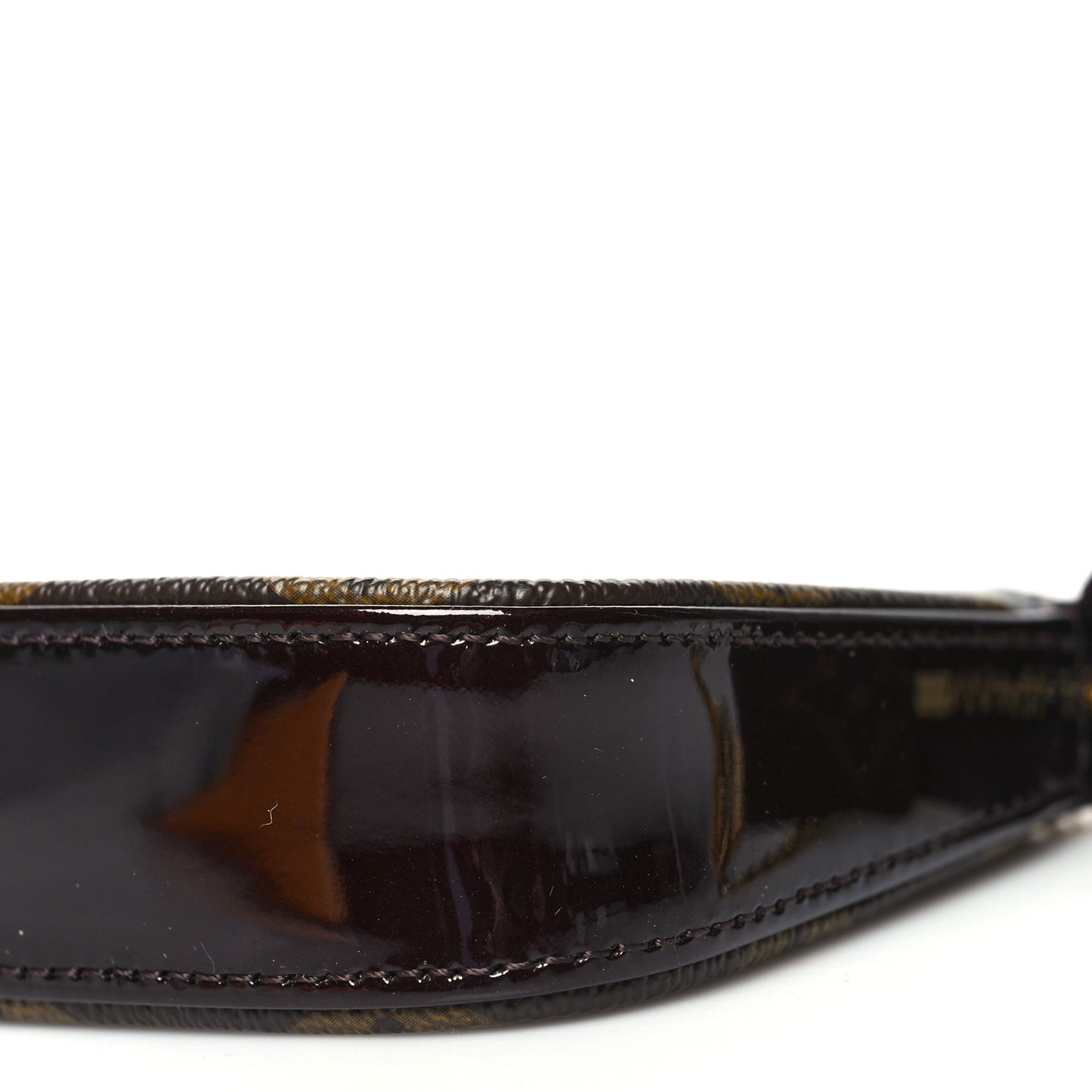 Vernis Monogram Mini Pochette Accessories Amarante