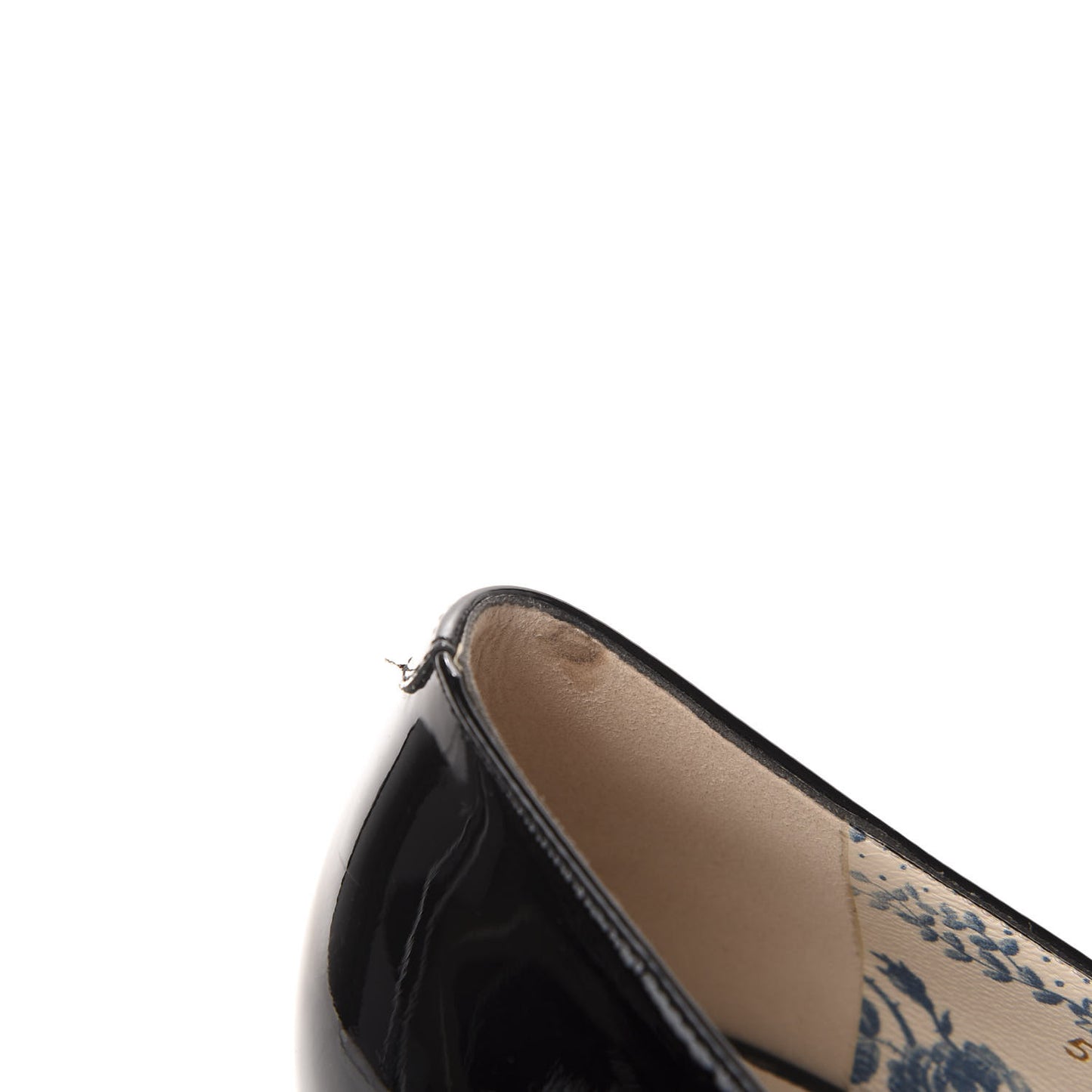 Vernice GG Victoire 55mm Loafer Pumps 39.5 Black