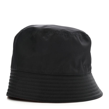 Prada Nylon Bucket Hat S Black Rosso 3 of 9