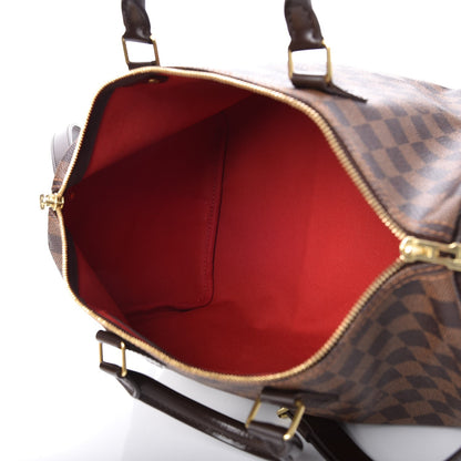 Louis Vuitton Damier Ebene Speedy Bandouliere 35 5 of 8