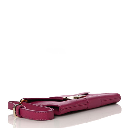 Jimmy Choo Calfskin Rivera Flap Clutch Pink 4 of 11