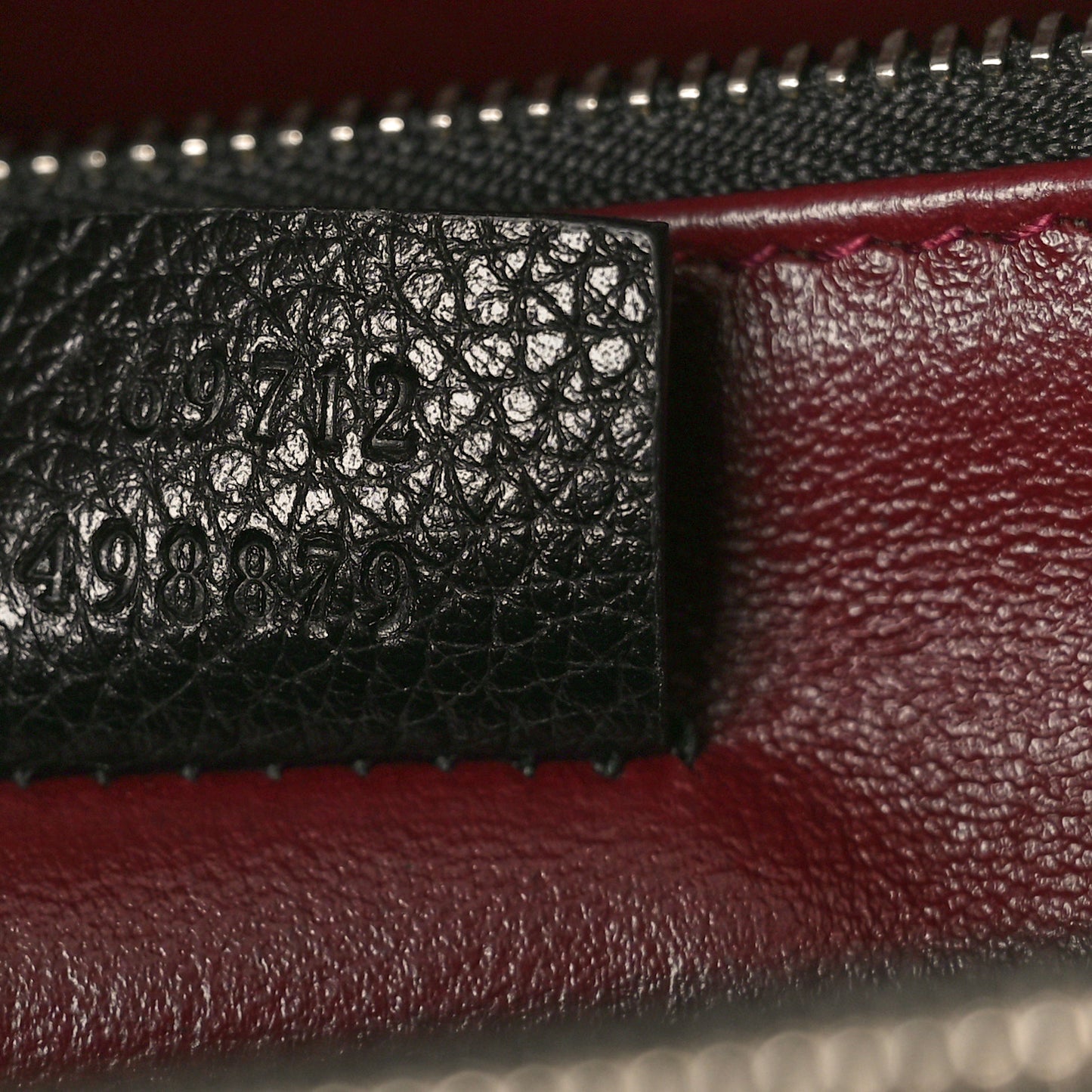 Grainy Calfskin Small Zumi Top Handle Bag Black