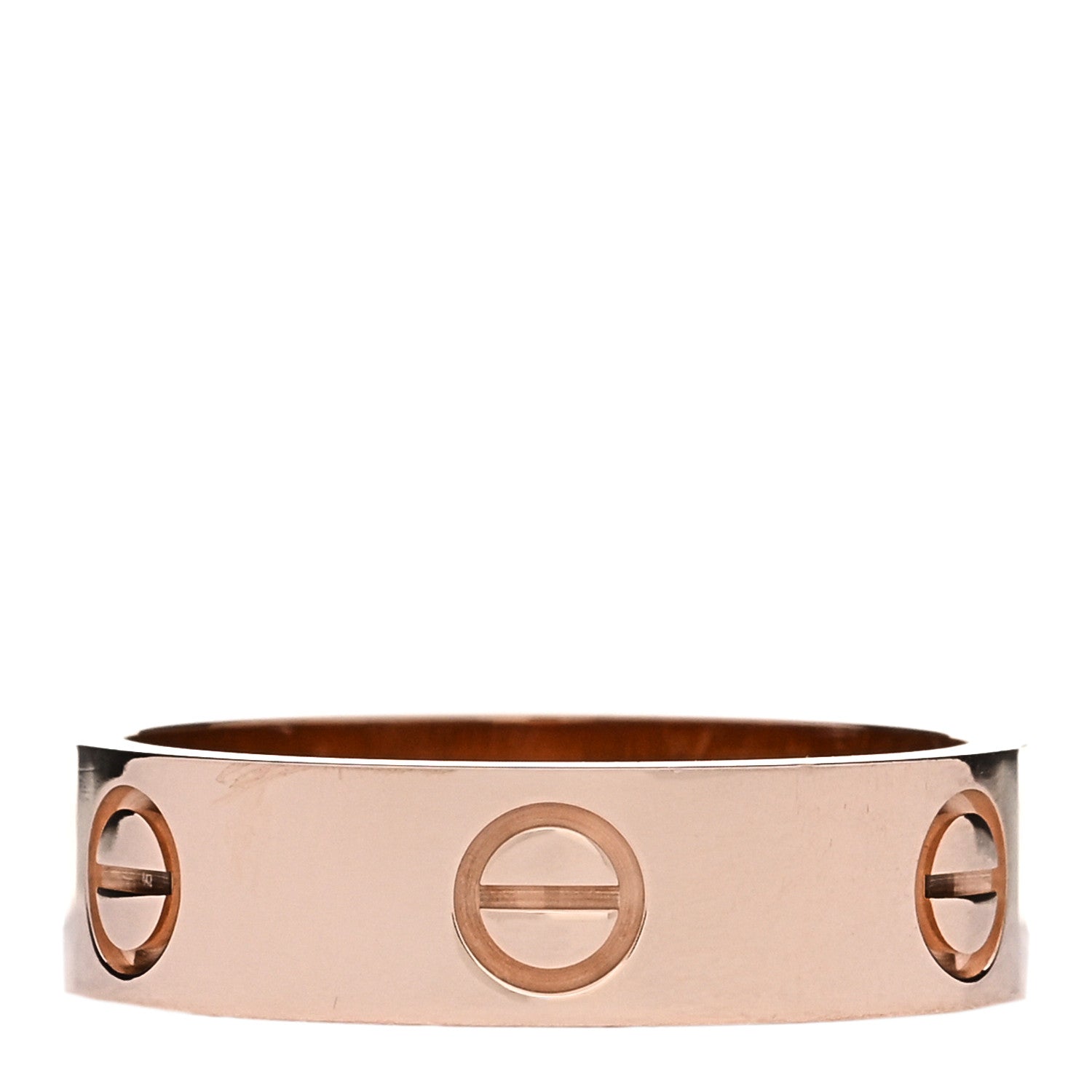 Cartier 18K Pink Gold 5.5mm LOVE Ring 56 7.75 3 of 5