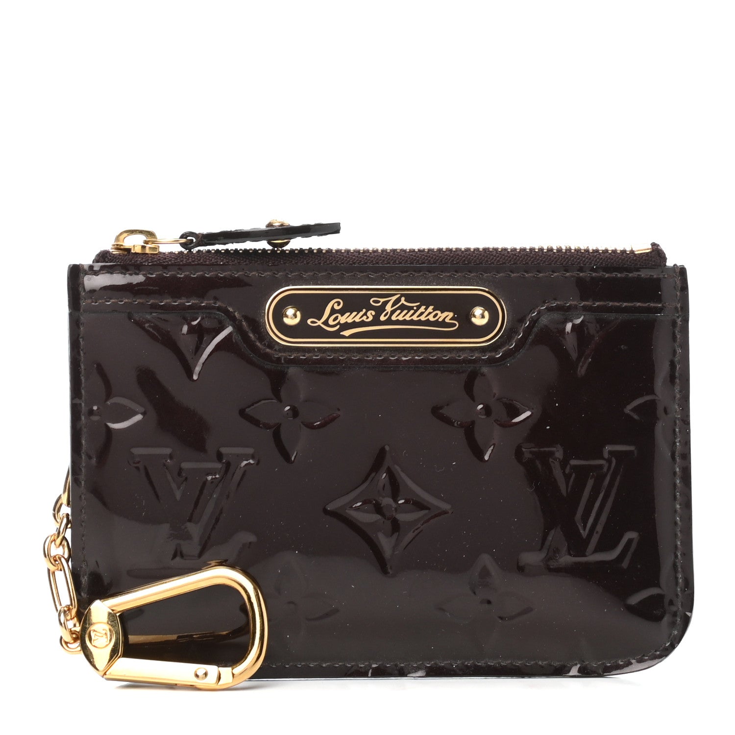 Louis Vuitton Vernis Key Pouch Amarante 1 of 8