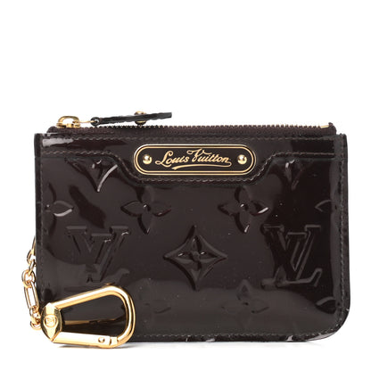 Louis Vuitton Vernis Key Pouch Amarante 1 of 8