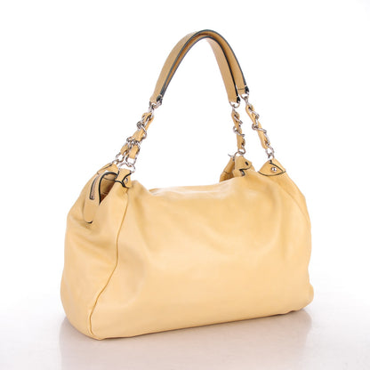 Chanel Lambskin Large Edgy Hobo Beige 3 of 7