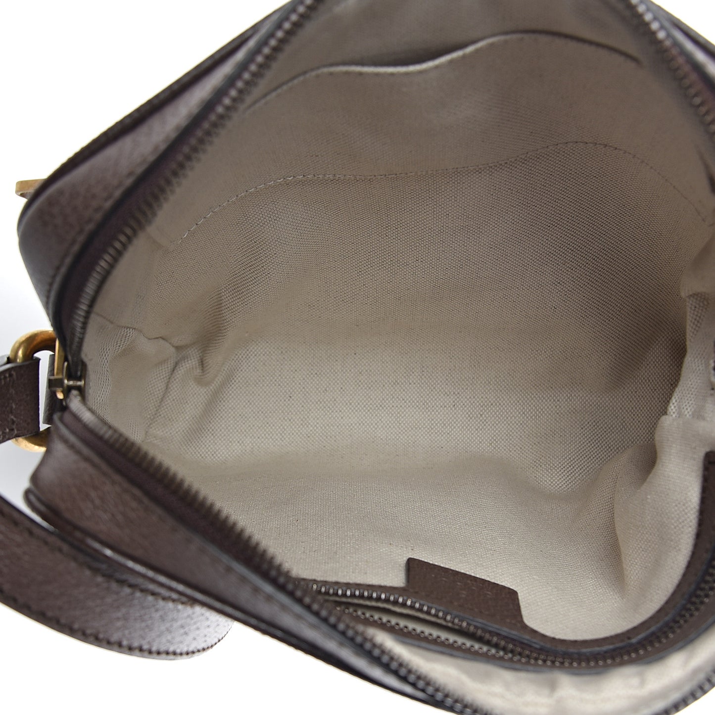 GG Supreme Monogram Web Small Ophidia Messenger Bag Brown