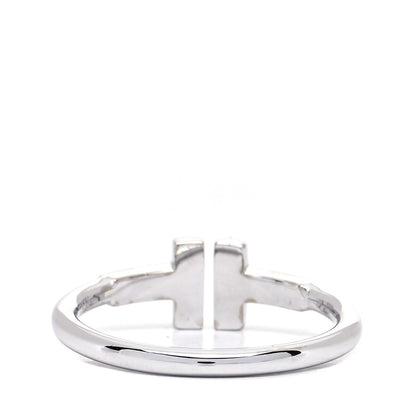 Tiffany 18K White Gold T Wire Ring 49 5 3 of 5