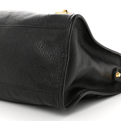 Balenciaga Chevre Gold Metallic Edge Hardware City Black 10 of 11
