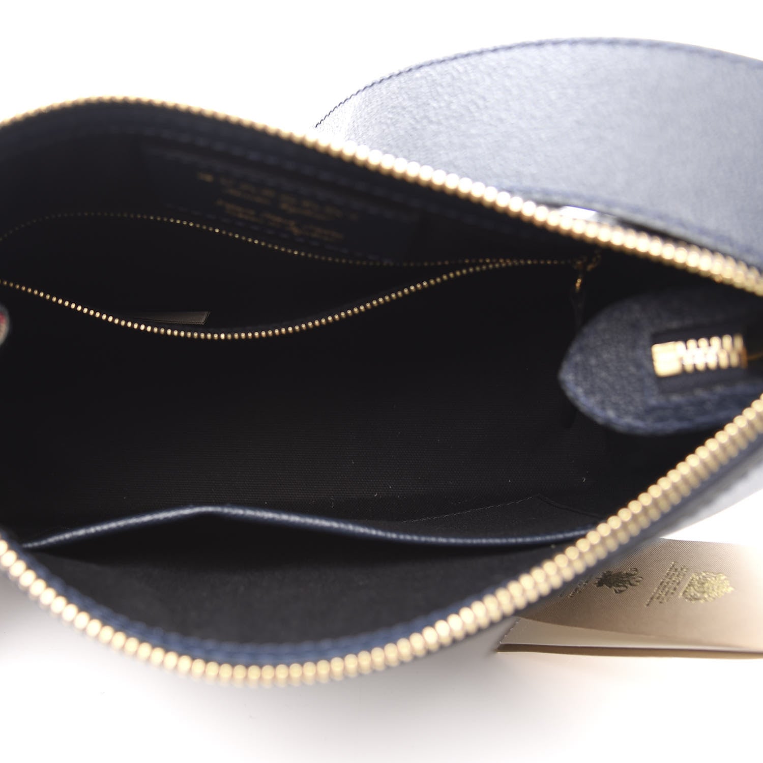 Burberry Soft Grain Calfskin House Check Small Helmsley Crossbody Blue Carbon 4 of 11