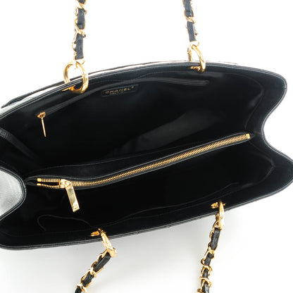 Chanel Caviar Quilted XL Grand Shopping Tote GST Black 5 of 8