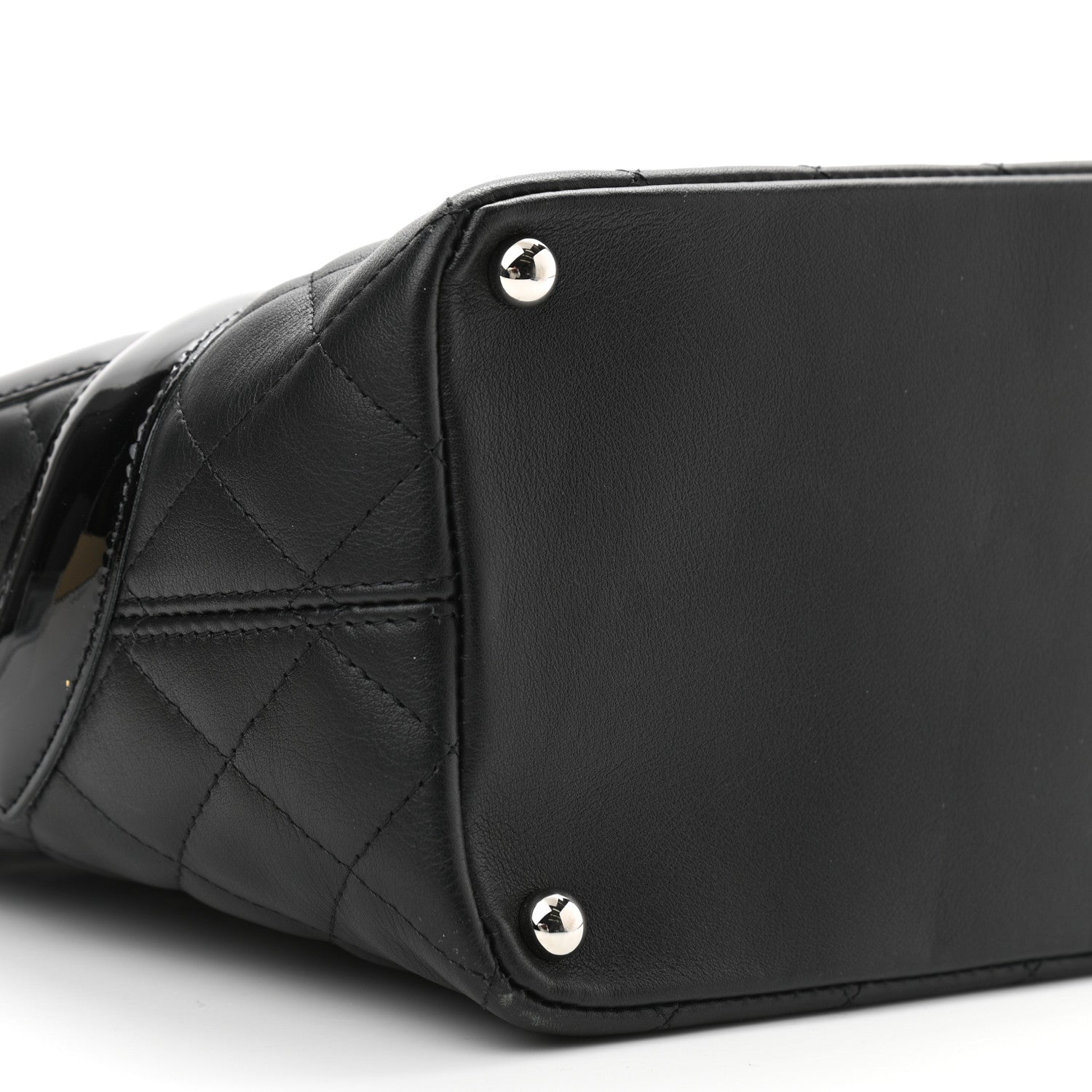 Chanel Calfskin Quilted Medium Cambon Tote Black 9 of 11