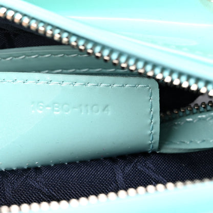 Christian Dior Patent Cannage Medium Lady Dior Light Blue 7 of 15