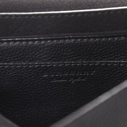 Burberry Grainy Calfskin Embossed Small Messenger Black 8 of 10