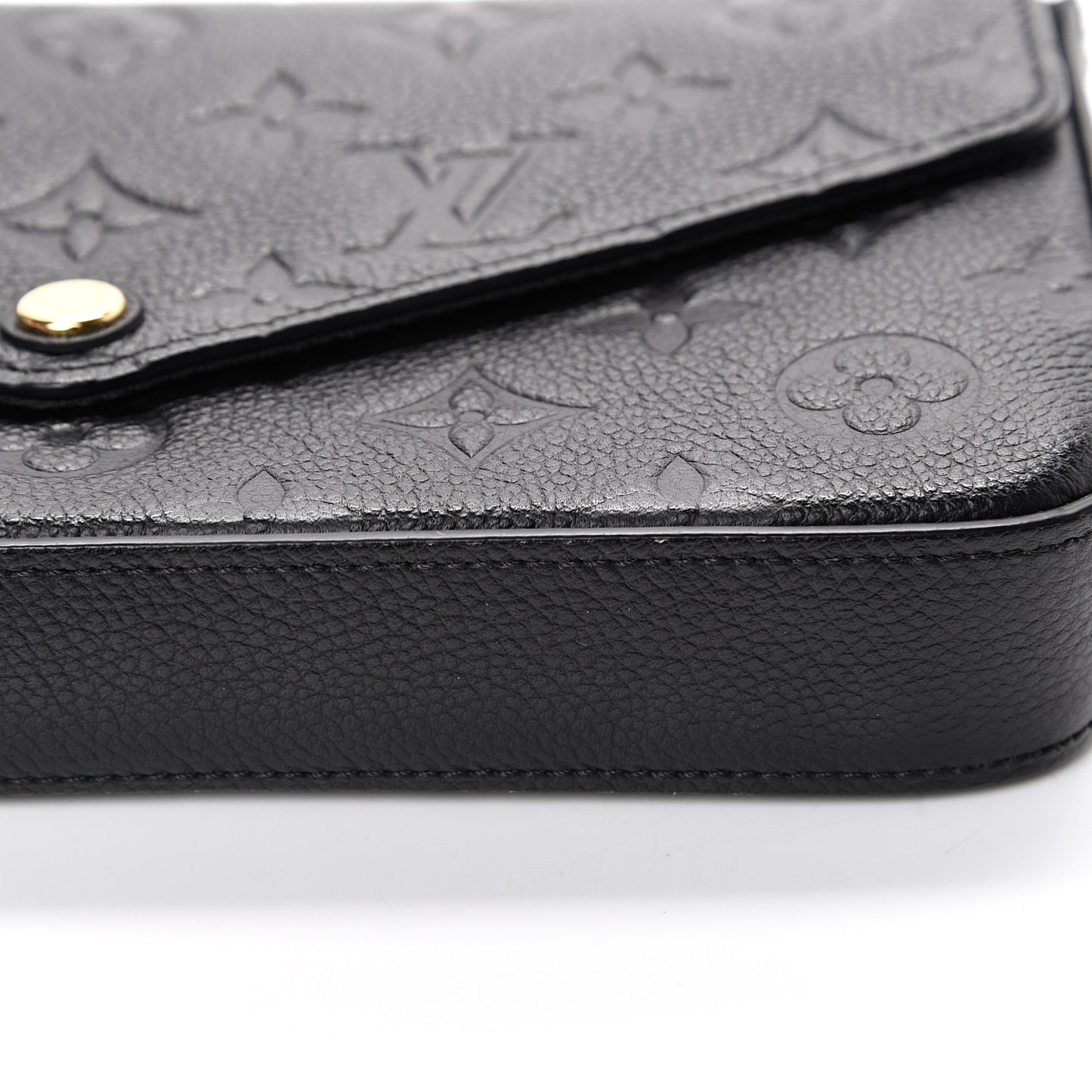 Empreinte Pochette Felicie Chain Wallet Black