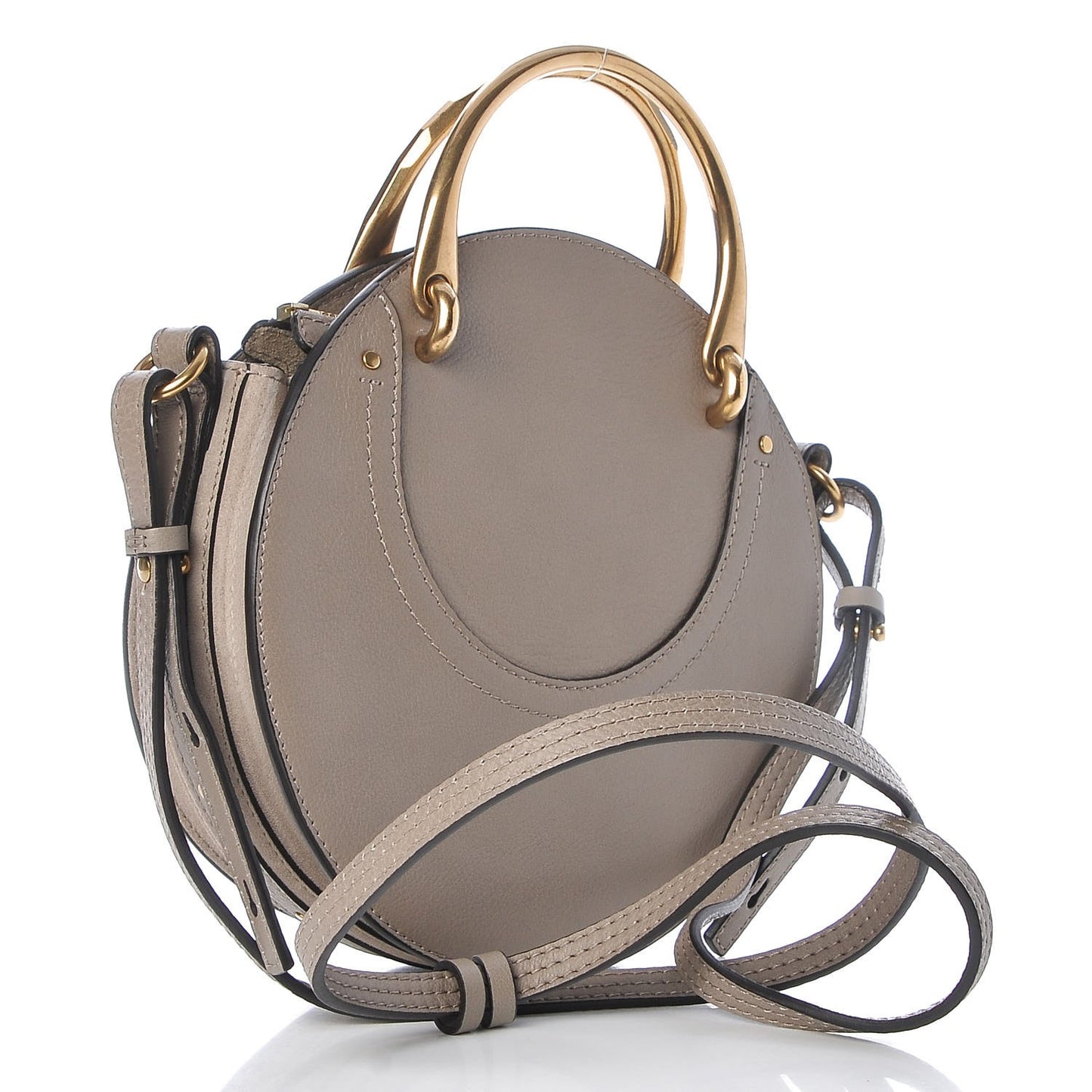 Calfskin Suede Small Pixie Bag Motty Grey