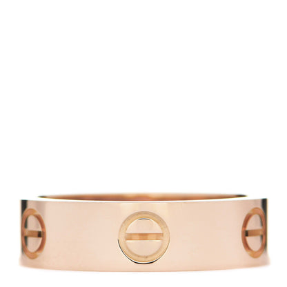 Cartier 18K Pink Gold 5.5mm LOVE Ring 56 7.5 3 of 5