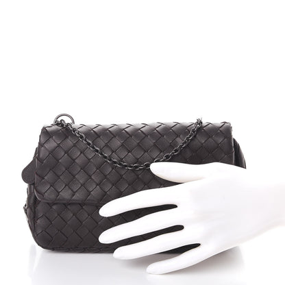 Bottega Veneta Nappa Intrecciato Mini Messenger Bag Espresso 3 of 11