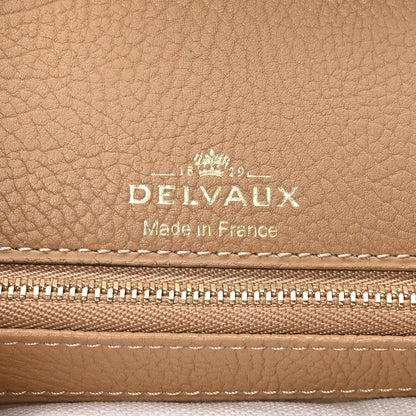 Delvaux Crispy Calfskin MM Tempete Satchel Beige 7 of 10