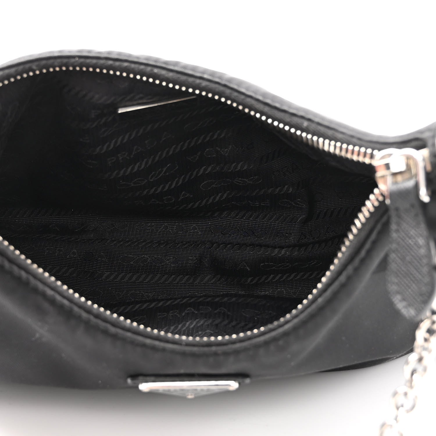 Prada Nylon Re-Edition 2005 Shoulder Bag Black 5 of 10