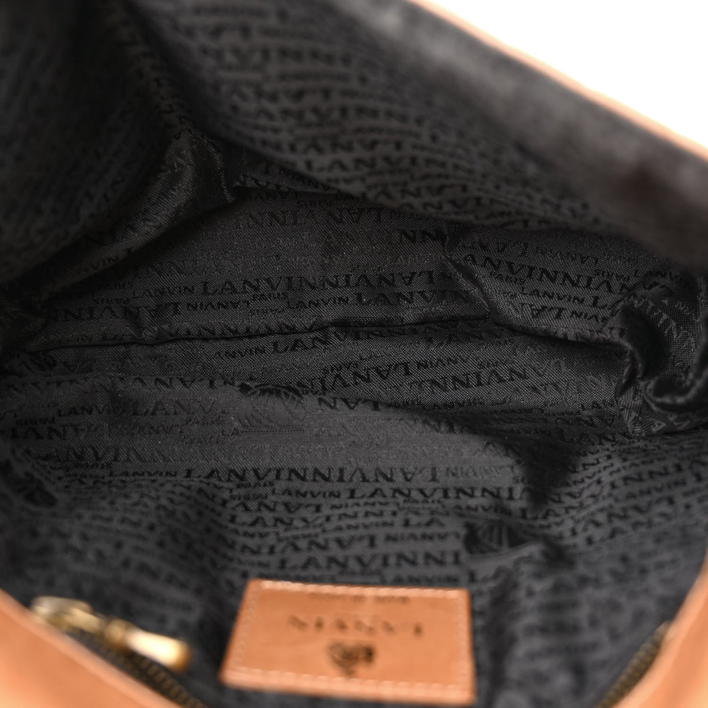 Calfskin Matelasse Medium Happy Shoulder Bag Cognac
