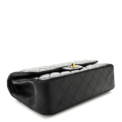 Chanel Lambskin Quilted Medium Double Flap Black 4 of 11