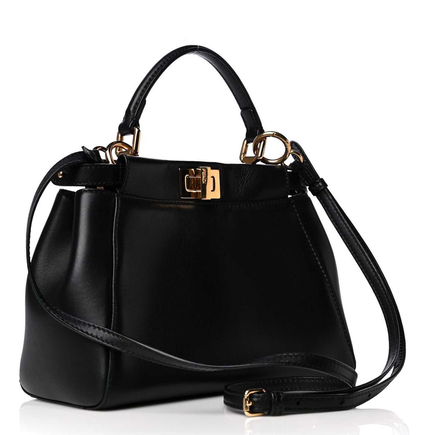 Nappa Mini Peekaboo Iconic Satchel Black