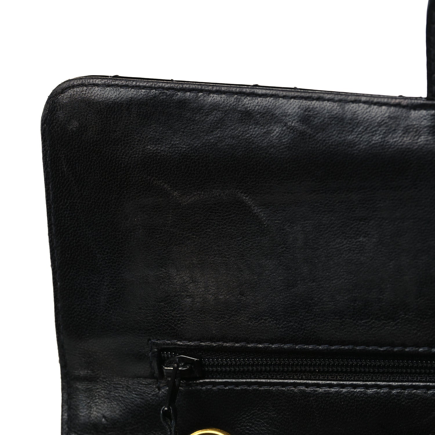 Chanel Patent Quilted Medium Double Flap Black 11 of 12