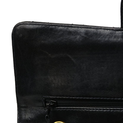 Chanel Patent Quilted Medium Double Flap Black 11 of 12
