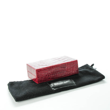 Nancy Gonzalez Crocodile Box Clutch Red 4 of 6