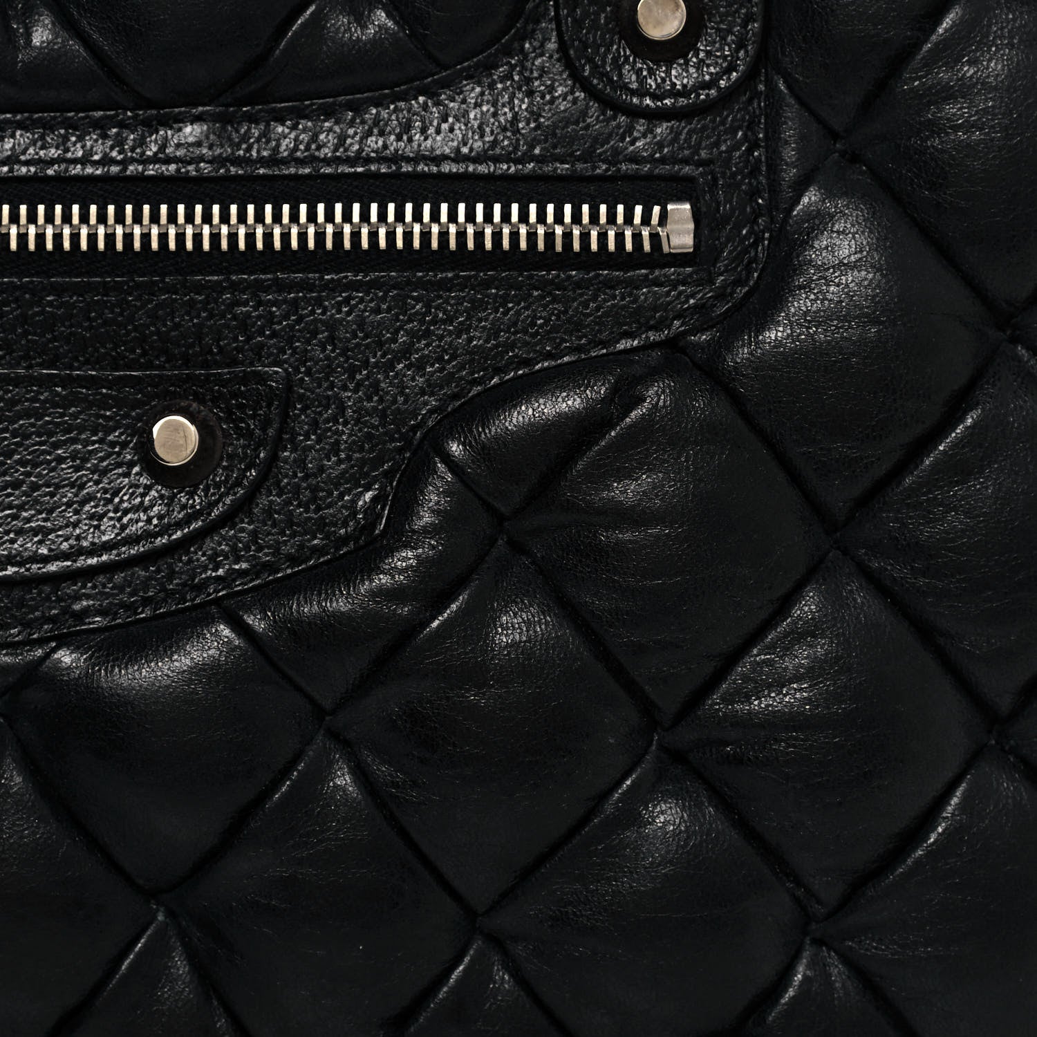 Balenciaga Chevre Quilted Matelasse MM Black 7 of 17