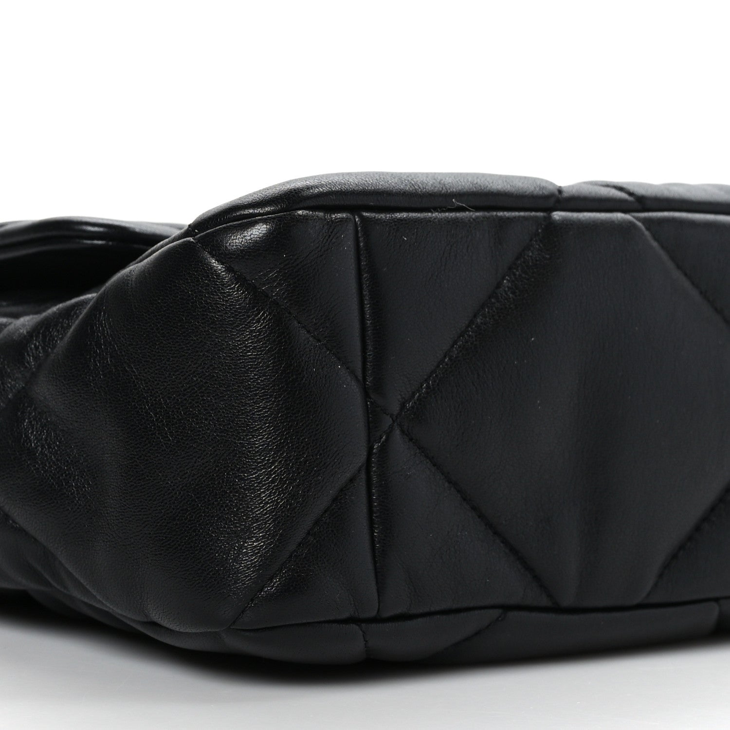 Chanel Lambskin Quilted Large Chanel 19 Flap Black 8 of 9