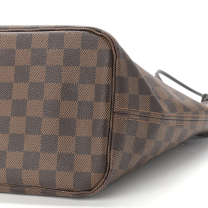 Louis Vuitton Damier Ebene Neo Neverfull MM Rose Ballerine 9 of 11