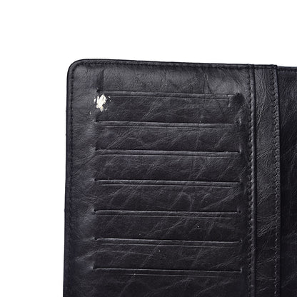 Chanel Aged Calfskin Quilted Reissue Yen Wallet Black 9 of 11