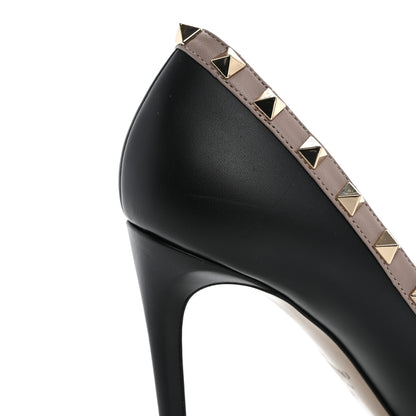 Valentino Garavani Nappa Rockstud 100mm Pumps 38 Black Poudre 11 of 13