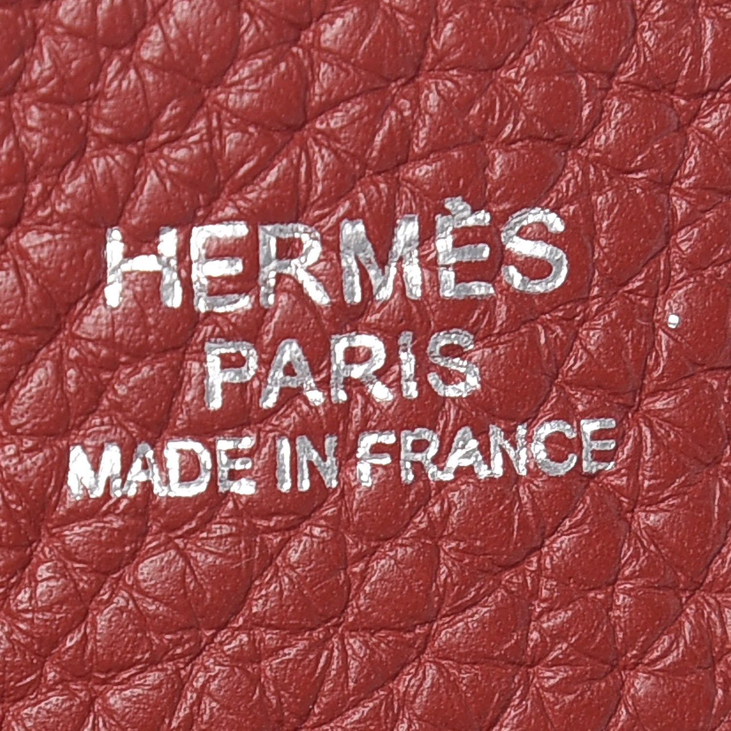 Hermes Taurillon Clemence Amazone Evelyne III Rouge Garance 8 of 9