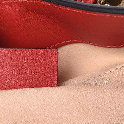 Gucci GG Supreme Monogram Small Padlock Tote Beige Hibiscus Red 7 of 9
