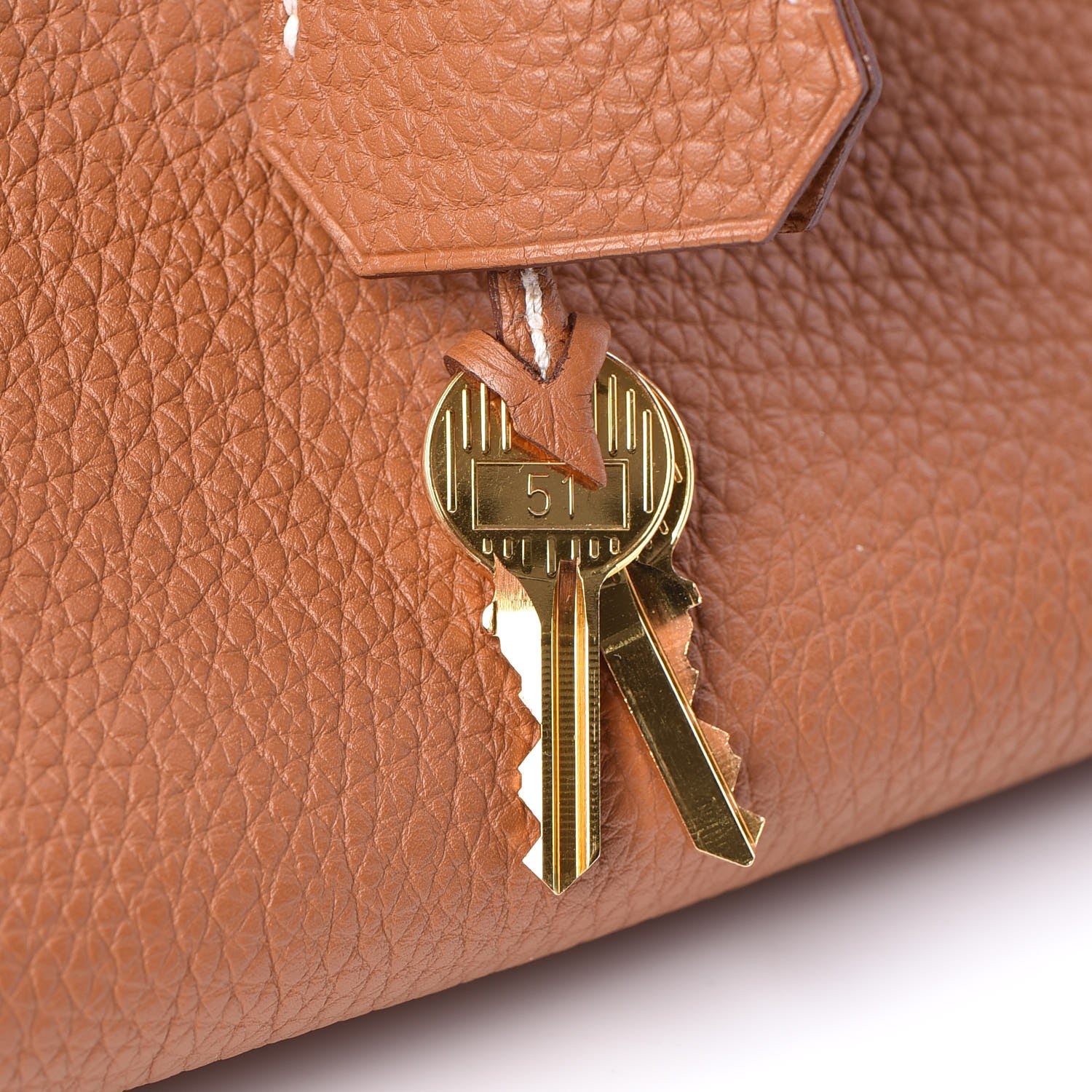 Hermes Togo JPG Shoulder Birkin II 42 Gold 8 of 35