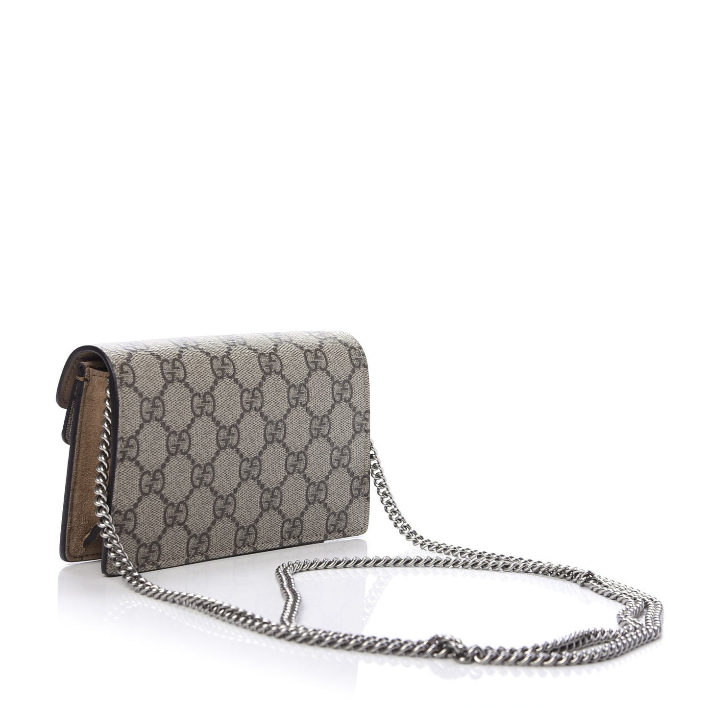 GG Supreme Monogram Super Mini Dionysus Shoulder Bag Taupe